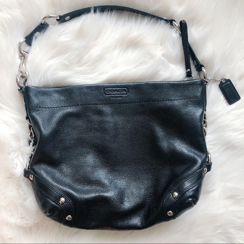 Coach black bag purse